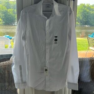 Mens Calvin Klein White Button Up
